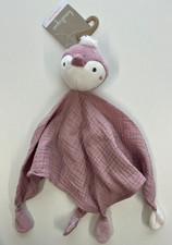 FEHN Schmusetuch  PINGUIN rosa
