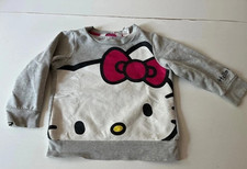 Grauer "Hello Kitty" Pullover