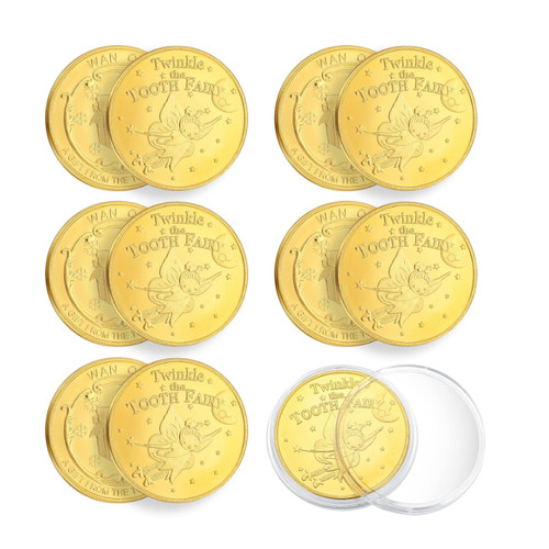 Stück zahnfee münzen gold - 6,