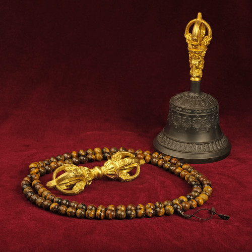 Mala tigerauge kette - tigerauge, (10mm)