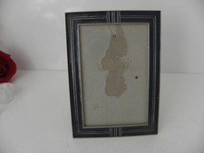 Bilderrahmen Stellrahmen Silber Metall blau emailliert