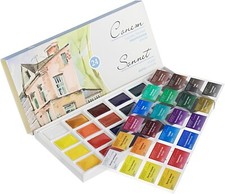 Sonett Aquarellfarben Set 24 /