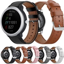 Für Samsung Huawei Huami Garmin 20 22mm Armband Quick Fit Klassisch Lederarmband
