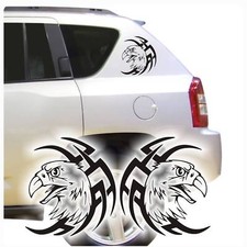 Adler Eagle Auto Aufkleber Autoaufkleber Sticker Tattoo 2er Set Clickstick A071