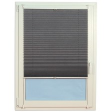 Plissee faltstore grau - -,