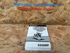 Suzuki GSX600F Fahrerhandbuch Book Buch Reparatur Service Owners Manual