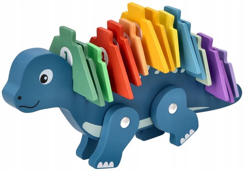 Holz dinosaurier zahlenpuzzle - holz,