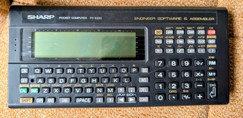 Sharp pocket computer e220 - computer, pc-e220