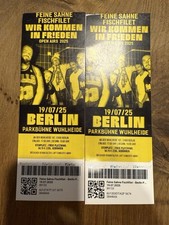 2 Konzertkarten Feine Sahne Fischfilet Berlin 19.07.