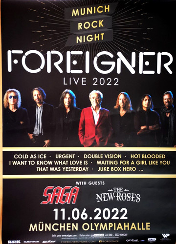 Foreigner saga 2022 münchen - foreigner,