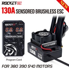 ROCKET-RC 130A Bürstenlose ESC Sensored 6V/5A BEC für 1/10 Car 380/390/540 Motor