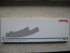 MÄRKLIN H0 C-GLEIS BOGENWEICHE LINKS R1 360MM 24671 OVP