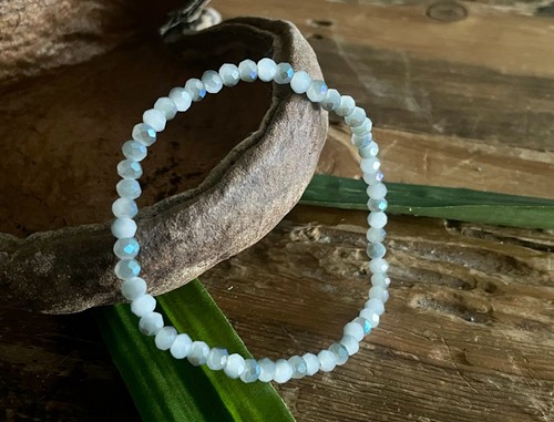 Armband blau elastisch - armband,