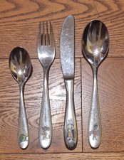 1 Set Kinderbesteck Auerhahn 2000,  "Simsala Grimm"