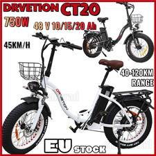DRVETION CT20 Klapprad Elektrofahrrad 20“ E-MountainBike 48V 10-20AH E-Citybike
