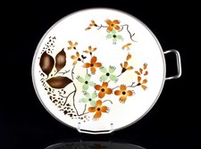 DDR Tortenplatte Blumenmuster Keramik Torten Kuchenplatte Ostalgie