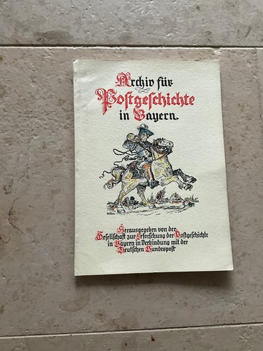 Archiv für postgeschichte - postgeschichte, in