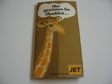 JET Tankstellen Überblick Pannenhilfe Benzin-Verbrauch Werbung Reklame Tanken