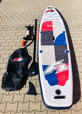 F2 SUP Einkammer Sport Pro Stand Up Board Paddelboard Grau Blau 11,5