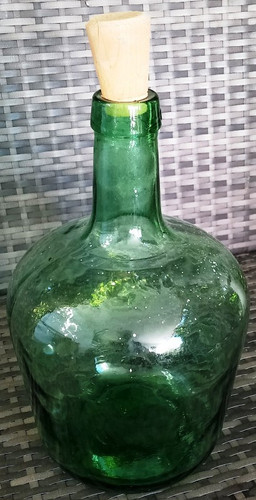 Alte große ballonflasche - alte,