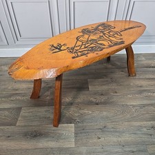 Vintage rustikaler Couchtisch