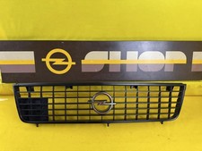 Kühlergrill Opel Ascona B Kühlergitter schwarz inkl. Zierleisten Emblem Orig.