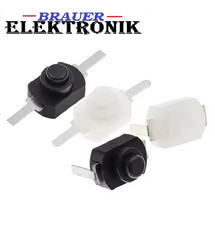 ✨Miniatur Druckschalter Schalter EIN/AUS 1208YD selbst Locking. Taschenlampe ✨