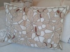 Antikes Boudoir Sofa Leinen Kissen Frankreich Handarbeit Shabby Chic