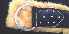 Westerngurt Fell / Kunstfell Gurtmaterial Nylon Western Sattelgurt 85 cm 34" neu