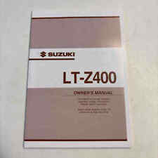 SUZUKI LT-Z 400 99011-07G50-03A Fahrer ATV-Handbuch Quad Werkstatt Anleitung