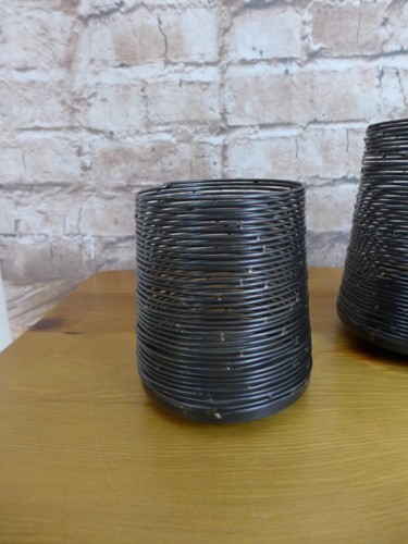 Windlicht metall schwarz - windlicht,