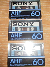 3 X VINTAGE CASSETTE SONY AHF