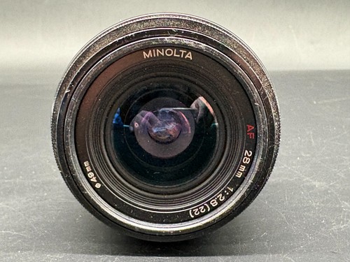Minolta 28mm mm lens - mm,