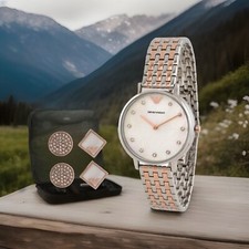 Emporio Armani,Armbanduhr,Ohrringe Set,neu