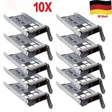10PCS 3.5" SAS SATA Laufwerk Disk Caddy kompatibel Dell R710 T710 R610 T610 R520