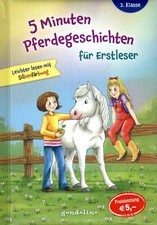 Kinderbuch 5 Minuten Pferdegeschichten für Erstleser, 2. Klasse - Leichter lesen