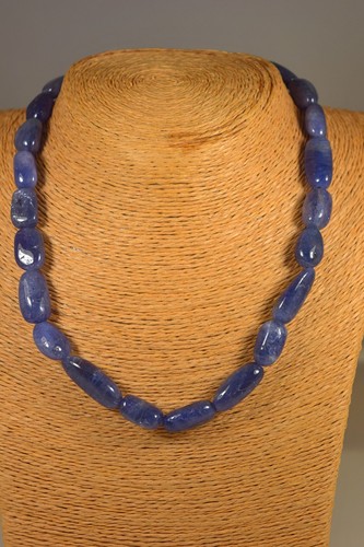 Tansanit kette collier - tansanit,