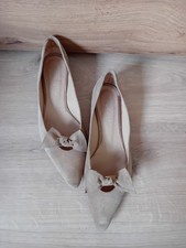54) Unützer Damen Ballerinas beige mit Schleife