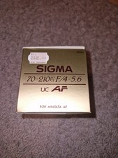 Sigma 70-210 mm f4-5.6 UC C-AF Objektiv (52 mm) für Nikon  -Vom Händler-
