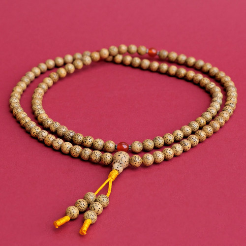 Mala lotussamen kette - lotussamen, 108