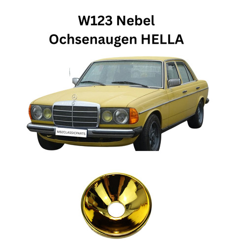 W123 reflektor gelb - w123,