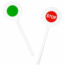 Polizei Schaffner Kelle für