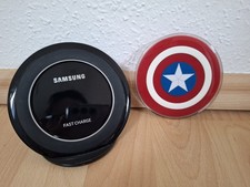 Original Samsung Wireless Charger EP-NG930 + EP-PG920I - schwarz+Captain America