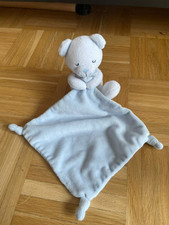 Schmusetuch Bär hellblau