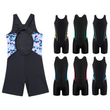 Kinder Mädchen Tankini Trikot Bademode Schwimmen Swimsuit Einteilig Surfanzug