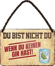 Blechschild Alkohol lustiger