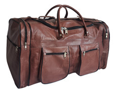 Echte leder tasche - echte, braun