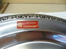 3648.           gebr.  Tablett WMF  Serviertablett Edelstahl  Tablett