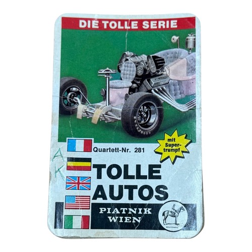 Quartett tolle autos piatnik - quartett,
