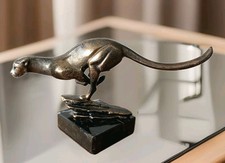 Eisen Jaguar Leopard Skulptur